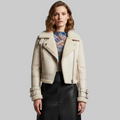 Women's Faux Shearling Biker Jacket