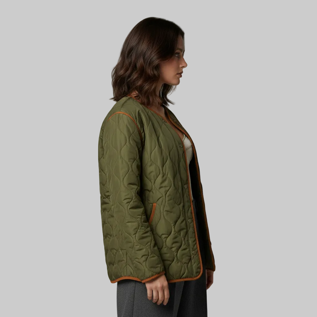 Women's Quilted Trim Jacket