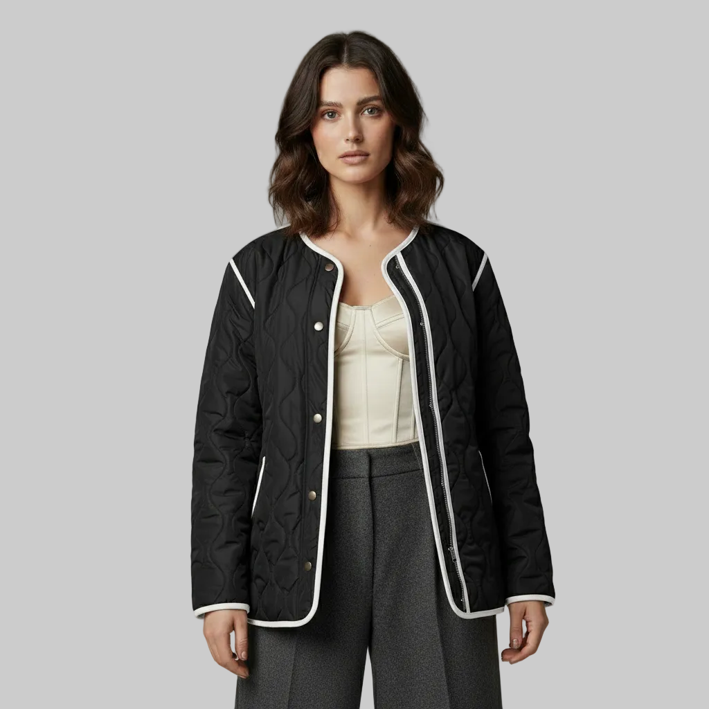 Women's Quilted Trim Jacket