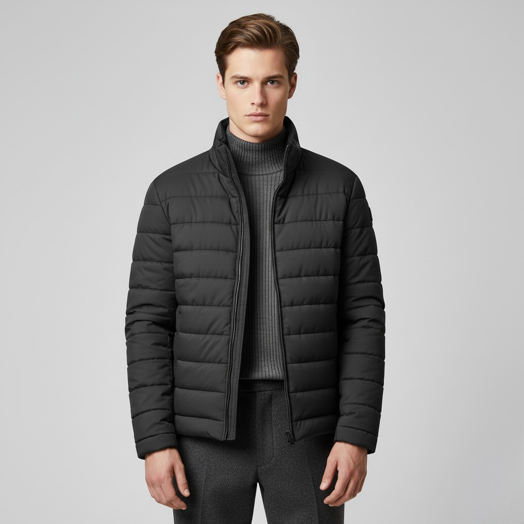 Men's Quilted Puffer Jacket