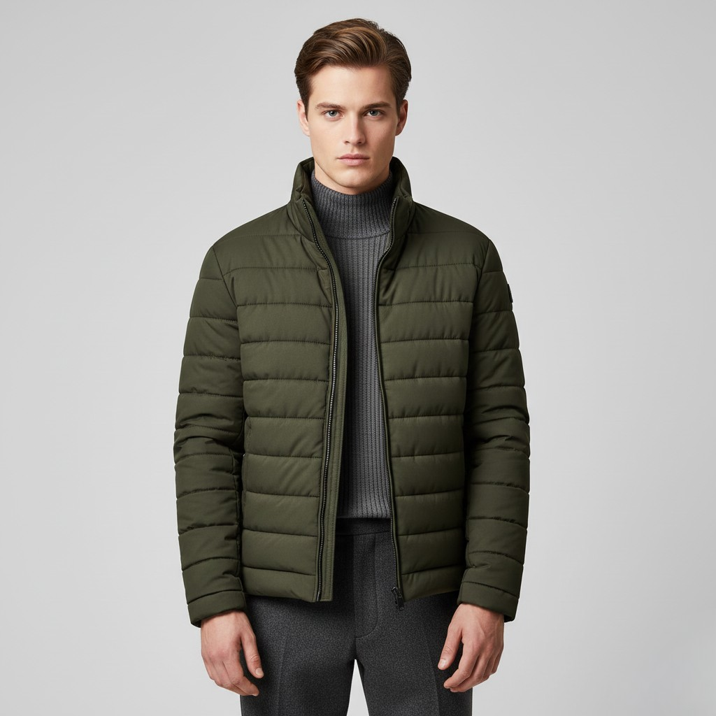 Men's Quilted Puffer Jacket
