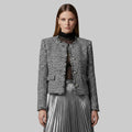 Women's Tweed Button Jacket