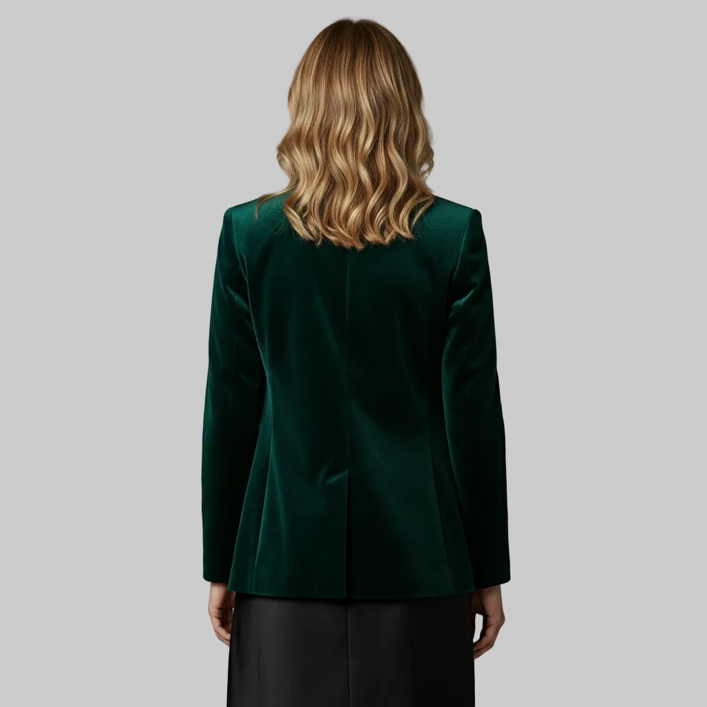 Women's Velvet Tailored Blazer
